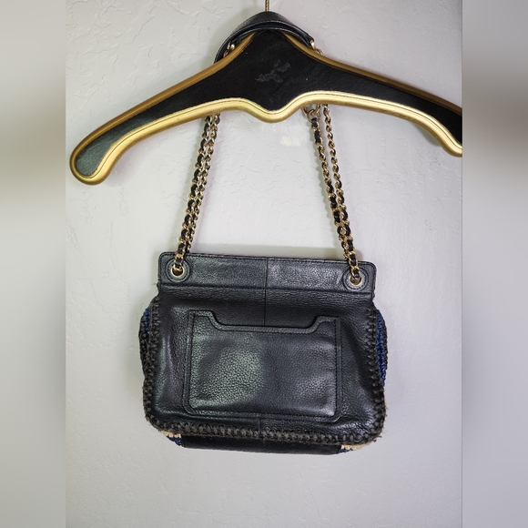 Tory Burch Small Marion Crochet Straw Saddlebag - Picture 10 of 16